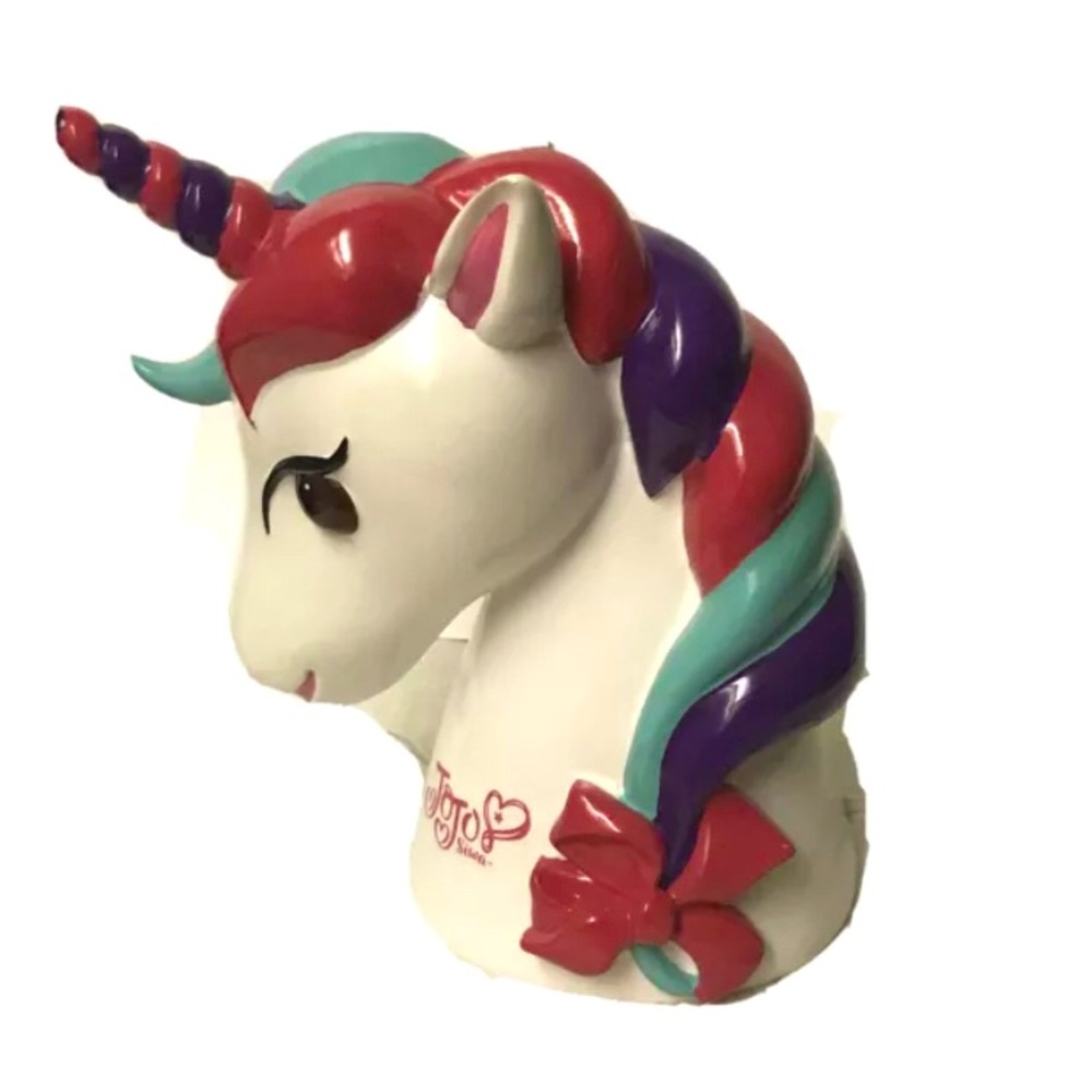 Nickelodeon Jojo Siwa Resin Unicorn Glow Light Kids Table Lamp Broken Horn